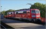 Zwei DB 111 mit unterschiedlichen Stromabnehmern stehen in Stuttgart, wohl zur Schulungszwecken. 
5. Okt. 2017 