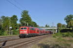 Am Morgen des 07. Mai 2020 erreichte 111 189 auf der Fahrt als RE20 nach Frankfurt Hbf den Bahnhof Niederbrechen. In Frankfurt wurde die Lok leider wieder durch eine 143 ersetzt.