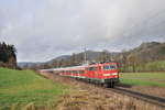 BR 111/700364/111-212-7-war-am-04012020-als 111 212-7 war am 04.01.2020 als RE90 nach Nürnberg Hbf unterwegs und wurde dabei in Sulzbach an der Murr fotografiert. 