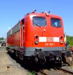 br-115-db-autozug/174327/die-115-152-1-die-erste-e10 Die 115 152-1 (die erste E10, die die Zulassung erhielt )am 14.08.2010 im Rheinischen Industriebahn- Museum (RIM) in Kln. Die Lok wurde 1957 unter der Fabrik-Nr. 18223 von Krauss-Maffei und elektr. von den Siemens-Schuckert Werk gebaut, die Z-Stellung erfolgte am 23.06.2009.