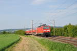 br-143-ex-dr-243/662466/143-227-war-am-04062019-als 143 227 war am 04.06.2019 als RB15275 von Limburg(Lahn) nach Frankfurt(Main)Hbf unterwegs und erreicht in Kürze den Haltepunkt Wörsdorf. 