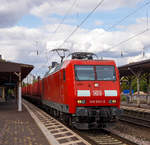   Die DB Cargo 145 054-3 (91 80 6145 054-3 D-DB) fhrt am 15.09.2018 mit einem Gterzug durch den Bahnhof Bonn-Beuel in Richtung Sden.