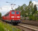   Ein Lokzug der DB Schenker Rail Deutschland AG am 18.06.2015 beim rangieren in Kreuztal, es waren die 151 002-3, 152 026-1 und 155 216-1.