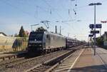 br-185-traxx-f140-ac1/762066/captrain-185-556-samt-der-gefco-pkw CapTrain 185 556 samt der GEFCO-PKW Zug durchfahrt Bad Krozingen am 30 Mai 2019.