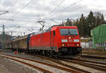 br-1852-traxx-f140-ac2/685852/die-185-212-8-91-80-6185 
Die 185 212-8 (91 80 6185 212-8 D-DB) der DB Cargo AG fährt am 11.01.2020 mit einem gem. Güterzug durch Betzdorf/Sieg in Richtung Köln.