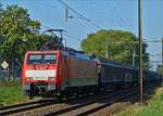 DB Lok 189 073-0 mit einem Gterzug auf der Strecke Roosendaal – Breda nahe Etten-Leur. 31.08.2019 (Hans)