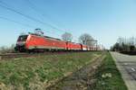 br-189-siemens-es64f4/731164/dbs-189-054-hat-ein-kohlezug DBS 189 054 hat ein Kohlezug am haken beim durchfahren von Roond am 30 März 2021.