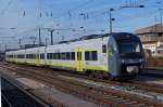 agilis: Neuer Triebzug 440 606 von agilis bei der Einfahrt in den Bahnhof Regensburg am 21.