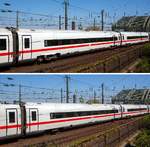 ice-4-br-412-812-urspr-icx-/654717/bild-4als-ice-610-von-muenchen 
Bild 4:
Als ICE 610 von München Hbf nach Dortmund Hbf, verlässt der zwölfteilige (Konfiguration K3s) ICE4 Triebzug (Tz) 9004 (93 80 5812 004-0 D-DB ff.) am 21.04.2019 den Hauptbahnhof Köln.

Oben:
Wagen-Nr. 6 – Bpmz angetriebener 2. Klasse Mittelwagen (Powercar) 93 80 2412 004-1 D-DB.
Unten:
Wagen-Nr. 7 – Bpmz antriebsloser 2. Klasse Mittelwagen 93 80 9812 004-2 D-DB.
