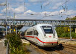 ice-4-br-412-812-urspr-icx-/713940/der-ice-4---tz-9027 
Der ICE 4  - Tz 9027 (BR 412 / 812) rauscht am 23.09.2020 durch den Bahnhof Marburg (Lahn) in Richtung Frankfurt am Main.