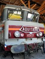 SNCF CC 6503 Aquitaine im Bahnpark Augsburg am 26.06.2022.