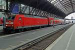 Am 23 September 2019 steht 146 003 mit der RE-9 nach Siegen in Kln Hbf.