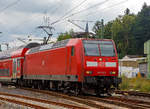 re-9-rhein-sieg-express/711150/die-146-002-91-80-6146 
Die 146 002 (91 80 6146 002-1 D-DB) der DB Regio NRW verlsst am 31.08.2020, mit dem RE 9 (rsx - Rhein-Sieg-Express) Siegen - Kln - Aachen, den Bahnhof Betzdorf (Sieg).