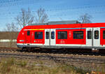 Detailbild/ Designstudie vom dem ET 430 671 (94 80 0430 671-8 D-DB) der S-Bahn Rhein-Main am 11.04.2022 auf Werkstattfahrt in Wilnsdorf-Rudersdorf.