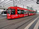 braunschweig/824738/strassenbahn--stadtverkehr-braunchweig-ngt Straßenbahn / Stadtverkehr; Braunchweig;    NGT 8 D Nr.0758 von Alstom Baujahr 2007 mit Nameni 'Weststadt' in der Hst Hauptbahnhof in Braunschweig am 16.06.2016.