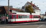 Straenbahn / Stadtverkehr Stuttgart und Freiburg; Jubilum 60 Jahre GT 4 der Maschinenfabrik Esslingen in Stuttgart am 27.10.2019.
