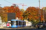 muenchen-mvg/825036/strassenbahn--stadtverkehr-muenchen-s Straßenbahn / Stadtverkehr; München;    S 1-5 Nr.2319 Variobahn von Stadler Baujahr 2612 am Lenbachplatz in München am 09.11.2014.