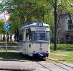 naumburg-saale-groschenhexe/825677/strassenbahn--stadtverkehr-naumburg Straßenbahn / Stadtverkehr; Naumburg;     T 57 Nr.37 von VE Gotha Baujahr 1961 in Naumburg am29.04.2015.