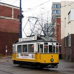 ulm-neu-ulm-swu-verkehr/821535/strassenbahn--stadtverkehr-ulm-t Straßenbahn / Stadtverkehr; Ulm;    T 2 Nr.16 von Lindner Baujahr 1910 beim Willy-Brandt-Platz in Ulm am 26.11.2016.