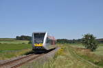 hlb-hessische-landesbahn-2/765175/646-422-befindet-sich-am-24 646 422 befindet sich am 24. Juni 2020 auf der Fahrt als RB 29 nach Siershahn und erreicht dabei in Kürze den Ort Girod. 