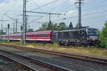 X4-669 verlässt Bad bentheim mit der Sziget-Express-1 am 5 Augustus 2019.
