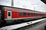 Personenwagen/797223/bonusbild-reisezugwagen-des-ire-200 Bonusbild:  Reisezugwagen des IRE 200   7380 20-95 615-2 Bpmz 295.4 in Ulm am 20.12.2022.