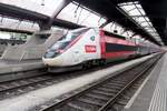tgv-euroduplex-2n2-tz-4701-4730-u-801-825/748555/tgv-4716-steht-am-20-september TGV 4716 steht am 20 September 2021 in Zürich HB.