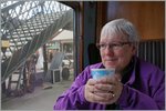 Bei den herrlichen Dampfloks der Bluebell Railways wurde es einem zwar ganz warm ums Herz, doch für den Rest konnte ein guter, heisser Tee nichts schaden.
Sheffield Park, den 23. April 2016