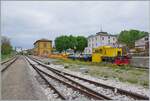 Ein Blick auf die Station von Brescello-Viadana an der Strecke Parma - Suzzara.