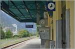 Bahnhofsimpressionen Aostatal: Verres - Warten auf den Zug.

17. Sept. 2023 
