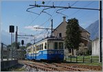 Der Ferrovia Vigezzina SSIF ABe6/6 33 Sempione verlässt Trontano Richtung Domodossola.
7. Okt. 2016