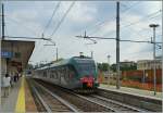 Der Trenord 125 006 verlässt Monza Richtung Milano. 
22. Juni 2015