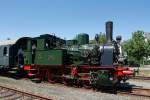 jung-jungenthal-div-typen Dampflok „Waldbr�l“ des Eisenbahnmuseums Dieringhausen steht am 02.06.2011 im Bahnhof Wiehl. Die ehem. Lok der Kleinbahn Bielstein-Waldbr�l wurde 1914 unter Fabrik-Nr. 2243 bei Jung in Jungenthal b. Kirchen a.d. Sieg gebaut. Nach der Streckenstillegung (1966) war sie als Denkmal abgestellt und 42 Jahre kalt.