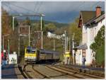 . Frühling im Januar - Die 3009 zieht den IR 113 Liers - Luxembourg in den Bahnhof von Wilwerwiltz bei frühlingshaften Temperaturen. 08.01.2014 (Jeanny)