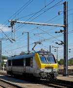 . Die 3007 setzt am 12.09.2014 im Bahnhof von Ettelbrck um. (Hans)