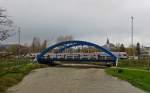 Linie 10 Nordstrecke/380917/-ein-kiss-fuer-die-blaue . Ein KISS f�r die blaue Br�cke - Die �berraschung war gro�, als am 06.11.2014 der CFL KISS 2308 als RB 3569 Ettelbr�ck - Luxembourg den Bahnhof von Ettelbr�ck �ber die Alzette Br�cke verliess. (Hans)