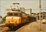 Die NS 1160 mit dem Schnellzug Roosendaal - Zwolle in Arnhem am 27. JUni 1984.