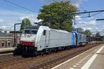 186-traxx-140ms-2/668973/railpool-186-110-durchfahrt-am-14 Railpool 186 110 durchfahrt am 14 Augustus 2019 Arnhem-Velperpoort.