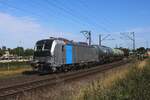 railpool/898450/rfo-7-193-902-schlept-ein RFO 7 193 902 schlept ein Kesselwagenzug durch Venlo VIerpaardjes am 7 Augustus 2025. 