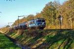 Wascosa-Kesselwagenzug mit RailPromo 101001 durchfahrt am 17 November 2018 Tilburg Oude Warande.