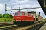Am 28 Mai 2008 steht historische Lok 2143.35 in Sopron.
