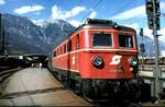 br-1110-1110500/835507/oebb-1110519-mit-personenzug-in-innsbruck ÖBB 1110.519 mit Personenzug in Innsbruck am 17.08.1978.