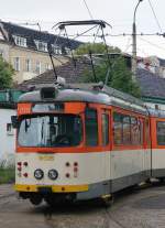 STRASSENBAHNBETRIEBE IN POLEN  Strassenbahn POSEN  Auf dem Strassenbahnnetz sind auch Gebrauchtwagen aus Dsseldorf und Frankfurt am Main zu sehen.