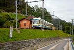 sonstige-2/668928/der-fart-gelenk-triebwagen-abe-46-54 
Der FART Gelenk-Triebwagen ABe 4/6 54 „Intragna“  am 02.08.2019  hat seinen Endbahnhof  Camedo erreicht, und steht nun wieder zur Rückfahrt nach Locarno bereit.

Camedo ist ein Ort der Gemeinde Centovalli im Kanton Tessin in der Schweiz. Der Bahnhof ist der letzte auf der Schweizer Seite der Centovalli-Bahn, bzw. der von der FART (Ferrovie autolinee regionali ticinesi) als Centovalli-Bahn betrieben wird, 600 m weiter ist die schweizerisch-italienische Grenze. Der nächste Bahnhof ist Ribellasca, der von der italienischen SSIF (Società subalpina di imprese ferroviarie) betrieben wird und ab hier beginnt dann die Valle Vigezzo bis Domodossola.
