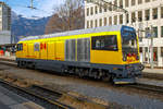   Die RhB Gmf 4/4 23404 „Bernina“ (D4), ex Gmf 4/4 28704, am 20.02.2017 im Bahnhof Landquart.