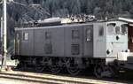 SBB Ae 3/5 Nr. 10 224 in Göschenen an einem Autozug durch den Gotthard-Tunnel am 14.06.1980.