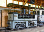 b-c-blonay-chamby/643551/die-g-24-8211-7-kastendampflokomotive 
Die G 2/4 – 7 Kastendampflokomotive (Dampfstraenbahn-Lokomotive) der Museumsbahn Blonay–Chamby, ex TM 7 „Die Doller“ der Straenbahn Mlhausen (franzsisch: Tramway de Mulhouse), am 19.05.2018 im Depot in Chaulin. Die Lok wurde 1882 von der Schweizerische Lokomotiv- und Maschinenfabrik (SLM) unter der Fabriknummer 316 gebaut und an die Straenbahn Mlhausen geliefert.

TECHNISCHE DATEN:
Type (Schweiz): G 2/4 
Achsfolge: 1B1
Dienstgewicht: 15.0 t
Hchstgeschwindigkeit: 25 Km/h
Max. Kesseldruck: 14 bar
Zylinderdurchmesser: 	 210 mm
Kolbenhub:  350 mm
Treibraddurchmesser: 	750 mm
Wasservorrat:  1,4 m
Kohlevorrat: 0,4 t
