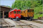 Festival Suisse de la vapeur / Schweizer Dampffestival 2023 der Blonay-Chamby Bahn: Neben der berraschung in Form des RhB Bernina Bahn ABe 4/4 I 35 in Chaulin prsentiere sich die RhB Bernina Bahn Ge