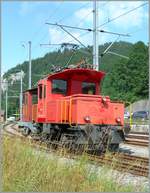 ctvj-compagnie-du-train-a-vapeur-de-la-vallee-de-joux/716096/der-tem-22-288-und-der Der Tem 2/2 288 und der dahinter 'versteckte' noch rote Tm I 102 der CTVJ in Le Pont.

23. Juli 2006