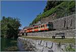 flp-ferrovie-lugano-ponte-tresa/736123/der-flp-be-412-21-lema Der FLP Be 4/12 21 LEMA kurz vor Agno auf der Fahrt von Ponte Tresa nach Lugano. 

23. Juni 2021